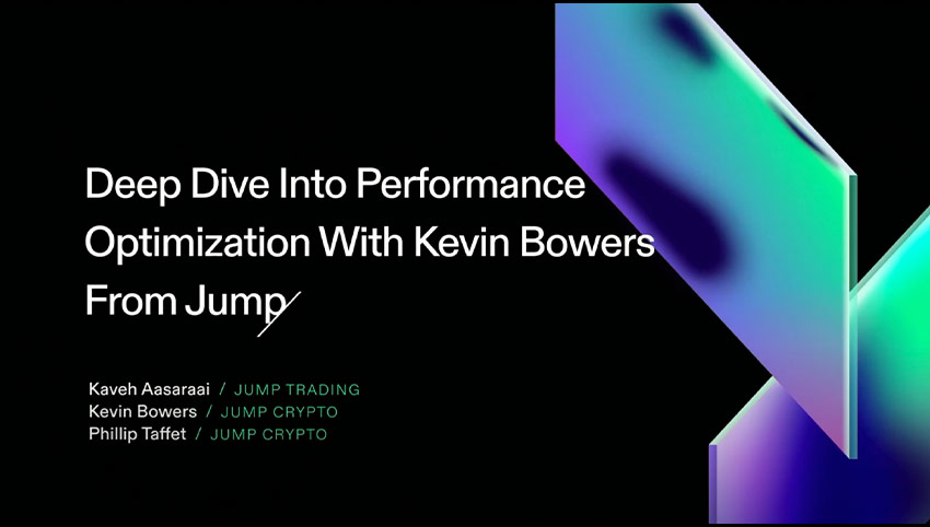 Kevin Bowers’ Keynote “Deep Dive Into Performance Optimization”